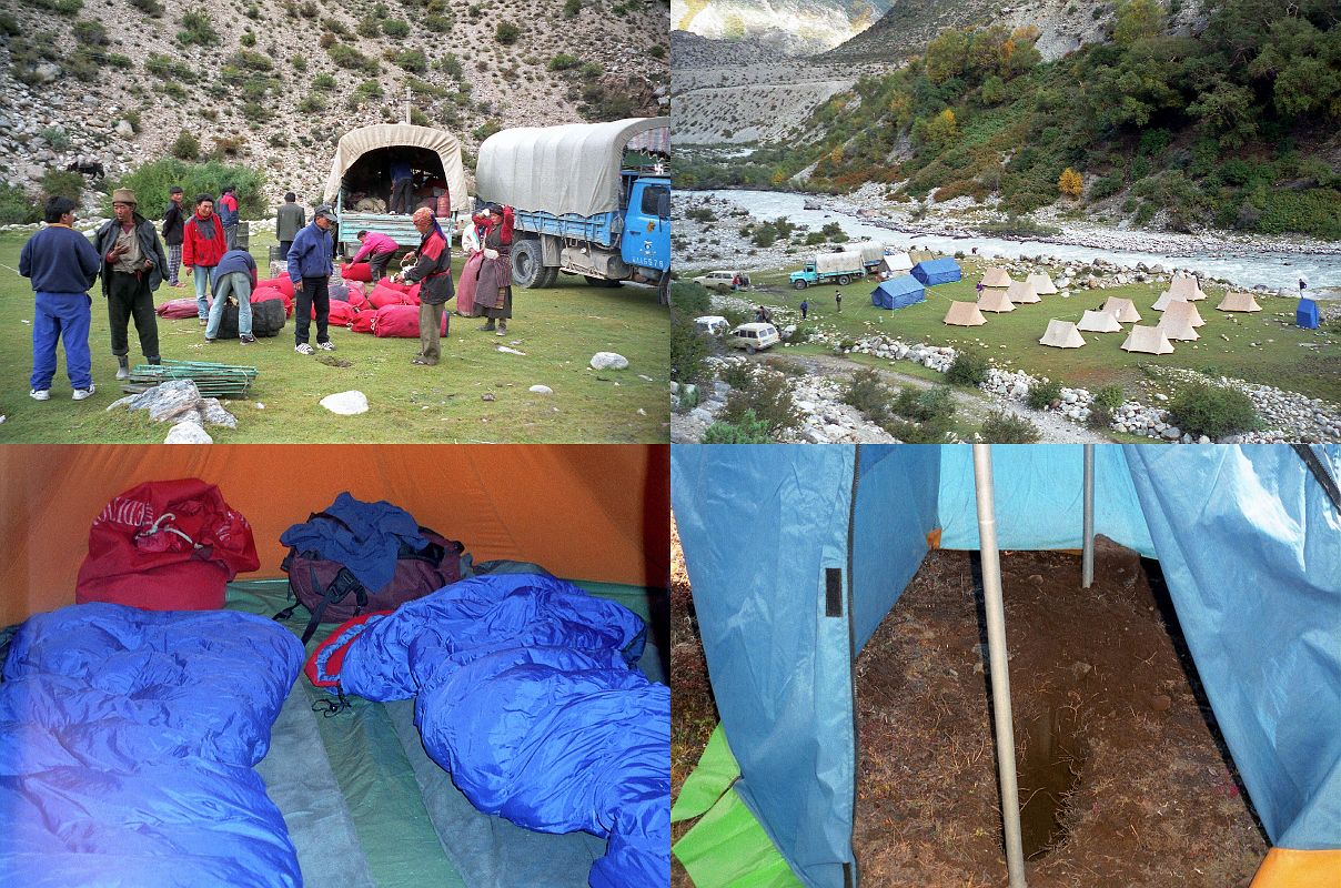 5 5 Kharta Camp, Sleeping Bags, Toilet